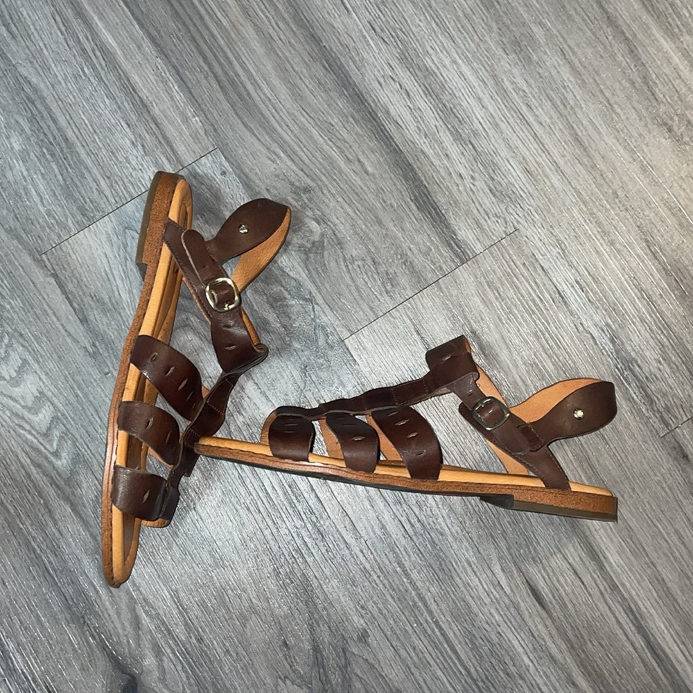 PIKOLINOS Algar Low Heeled Leather Sandals Sz US 10.5/EU 41 Like New